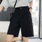 Img 1 - Suits Shorts Women Summer Loose Wide Leg Plus Size High Waist Straight Hong Kong Casual Pants Bermuda Shorts