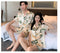 IMG 156 of Couple Pajamas Women Summer Silk Short Sleeve Men Plus Size Replica Loungewear Sleepwear