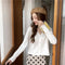 IMG 135 of chicShort Sweater Thin Solid Colored Bare Belly Tops Women Trendy Cardigan Outerwear
