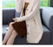 IMG 115 of Plus Size Cardigan Sweater Women Mid-Length Loose All-Matching Matching Knitted Outerwear
