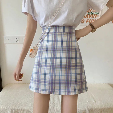 Img 9 - A-Line Hip Flattering Graffiti Printed Plus Size Summer Skirt