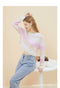 IMG 114 of See Through Sweater Women Thin Loose Short Tops Japanese Demure Outerwear
