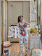 Pajamas Women Summer Thin Short Sleeve Sweet Look Adorable Cartoon Mickey Mouse Three-Piece Loungewear Sets Sleepwear