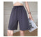 IMG 129 of Cotton Blend Bermuda Shorts Women Summer Breathable Pants Wide Leg Loose Plus Size Shorts
