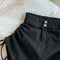 IMG 114 of Sexy Design Fold Drawstring Denim Shorts Women Summer Thin High Waist Slim Look All-Matching A-Line Hot Pants Shorts