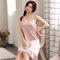 Cotton Pyjamas Women Summer Teens Camisole Solid Colored Sexy Dress Sleepwear