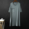 Modal Cotton Pyjamas Women Pregnant Woman Summer Round-Neck Long Dress Plus Size Loose Loungewear Sleepwear