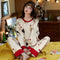 Pajamas Women Cotton Long Sleeved Loungewear Men Thin Summer Sets Sleepwear