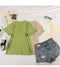 IMG 111 of Casual Short Sleeve tWomen Korean Women Tops Sweet Look Popular Loose T-Shirt