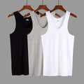 Img 4 - Summer Men Slim Look Cotton Tank Top Sleeveless Plus Size T-Shirt Tank Top