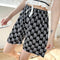 IMG 108 of Drawstring Cotton Pajamas Pants Women Summer Home Mid-Length Thin Adorable Japanese Loose Outdoor Beach Shorts