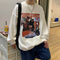 IMG 107 of American High Street Round-Neck Sweatshirt Hip-Hop Trendy Loose oversize Vintage Tops Outerwear