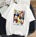 Img 9 - Short Sleeve T-Shirt Summer Round-Neck Women INS Korean Loose Trendy Mickey Mouse Cartoon Tops