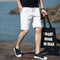 Summer Men Casual Shorts Young Slim Look Pants Cotton Beach knee length Cropped Pants