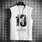 Men ins Sporty Tank Top Jersey Basketball Sleeveless T-Shirt Vest Matching Tank Top