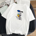 Img 7 - Short Sleeve T-Shirt Summer Round-Neck Women INS Korean Loose Trendy Mickey Mouse Cartoon Tops