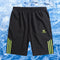 Img 5 - Shorts Men Three Bars Gym Quick-Drying Bermuda Loose Summer Plus Size