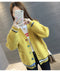 IMG 132 of Student Korean Pocket Sweater Women Loose V-Neck Long Sleeved Matching Knitted Cardigan Outerwear