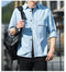 IMG 140 of Cotton Loose Long Sleeved Shirt Trendy Young Cargo Outerwear