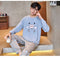 IMG 112 of Couple Pajamas Cotton Long Sleeved Thin Men Cartoon Sets Women Korean Loungewear Sleepwear