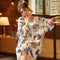 Pajamas Women Cotton Long Sleeved Korean Two-Piece Sets Loose Plus Size Outdoor Loungewear Sleepwear