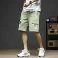 Img 2 - Cargo Shorts Men Summer Loose Casual knee length Korean Breathable Pants Sport Jogging