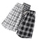 Img 5 - Chequered Shorts Women Summer Plus Size Loose Casual Pants High Waist Straight Thin Bermuda