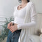 Thin Cardigan Cotton Korean Sweater INS Women Tops Plus Size Long Sleeved Outerwear