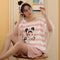 Cotton Pajamas Women Summer Short Sleeve Two-Piece Sets Cartoon Outdoor Casual Student Loungewear Sleepwear