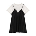 Img 6 - Dress Women Plus Size Summer False Two-Piece Young Look Doll Dress