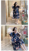 IMG 114 of Summer Women Pajamas Cotton Cartoon Printed Short Sleeve Pyjamas insPlus Size Loose Loungewear Sleepwear