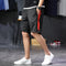 Img 4 - Summer Casual Sporty Men knee length Thin Loose Shorts Breathable Jogging Fitness Beach Pants