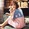 Pajamas Women Summer Thin Cotton Pyjamas Korean Sweet Look Adorable Student Casual Home Plus Size Loungewear Sleepwear