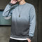 Round-Neck Long Sleeved Sweatshirt Trendy Tops Matching Outerwear