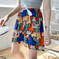 Img 3 - Drawstring Cotton Pajamas Pants Women Summer Home Mid-Length Thin Adorable Japanese Loose Outdoor Beach Shorts