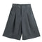 Img 6 - Suits Drape Mid-Length Shorts Women Summer Loose High Waist A-Line Slim Look Wide Leg Pants Straight Hong Kong Style