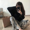 IMG 110 of Ink Wide Leg Pants Women Summer Popular Thin Loose Slim Look Chiffon Straight Personality Casual Floor Length Pants