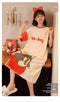 IMG 191 of Pajamas Women Summer Pyjamas Short Sleeve Loose Cotton Cartoon Adorable Casual Outdoor Loungewear Sleepwear