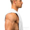 IMG 110 of Fitness Tank Top Men Solid Colored Sporty Splitted Loose Vest T-Shirt Cotton Tank Top