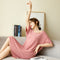 Img 1 - Modal Pyjamas Women Summer Short Sleeve Loose Pajamas Thin Long Cotton Pregnant Woman Plus Size