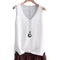 Img 5 - Loose Plus Size Camisole Women Summer Knitted Silk Outdoor Sleeveless T-Shirt Tank Top