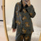 IMG 115 of Korea insAdorable Bear Pajamas Women insTwo-Piece Sets Sleeve Length Pants Loungewear Sleepwear