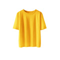 Img 12 - Korean Round-Neck Loose Short Sleeve T-Shirt Women Slim-Look Tops INS T-Shirt
