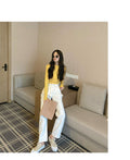 IMG 125 of Korean Office Slim Look Solid Colored Under Stand Collar Sweater Women Outerwear