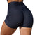 Img 1 - Europe Sporty Fitting Yoga Pants High Waist Hip-Flattering Women Plus Size Solid Colored Fitness Bubble Short Shorts
