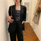 IMG 154 of Blazer Women Summer Korean Casual All-Matching Thin Elegant Loose Three-Quarter Length Sleeves Popular Suit Outerwear