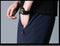 IMG 137 of Summer Ankle-Length Pants Men Trendy Loose Sport Silk Thin Long Quick Dry Casual Pants