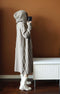 IMG 105 of Europe Women Hooded Thick Knitted Cardigan Long Coat Sweater Outerwear
