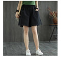 Img 7 - Straight Shorts Women Summer Casual Loose High Waist Slim Look All-Matching Mid-Length Pants