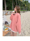 IMG 122 of Korean Plus Size Sweatshirt Women High Street Trendy Niche False Two-Piece Tops ins Outerwear